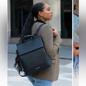 Modern Picnic— The Backpack in Black Leather